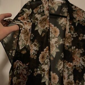 Floral sheer Kimono 5/$20